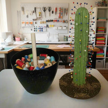 Load image into Gallery viewer, Top Secret Cactus Giant Pin Cushion for Sewing Supplies OR Hide Valuables And More
