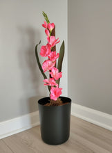 Load image into Gallery viewer, Toilet Plunger Cover Purple Iris Pink Gladiolus Flowers Disguise Your Bathroom Tools Garden Decor With POTTY PLANTS