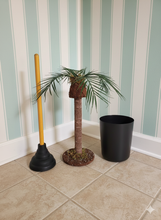 Load image into Gallery viewer, Palm tree tropical island bathroom toilet plunger cover beach decoration