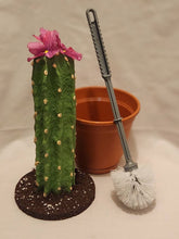 Load image into Gallery viewer, Potty Plants®️ cactus cover for toilet bowl scrub brush

