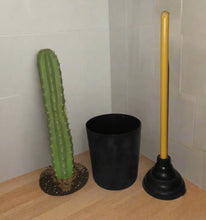 Load image into Gallery viewer, Toilet Plunger Storage Cover Container San Pedro Cactus Succulent Southwest Bathroom Decor POTTY PLANTS