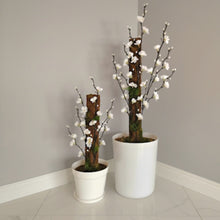 Load image into Gallery viewer, Toilet Plunger and Scrub Brush Containers Japanese Cherry Blossom or Apple Blossom, Bathroom Decor