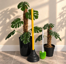 Load image into Gallery viewer, Monstera Potty Plants® Set, Toilet Plunger & Brush Covers, Bathroom Storage & Organization