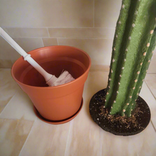 Load image into Gallery viewer, Cactus Cover for Toilet Bowl Scrub Brush Bathroom Container Southwest Cowboy Succulent Decoration