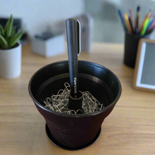 Load image into Gallery viewer, Cactus Pen Holder Desk Decor Hides Sharpie Pen Highlighter Nail File Envelope Letter Opener Keys Office Organization Secret Succulent Cactus