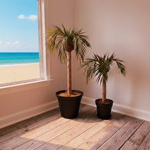 Load image into Gallery viewer, Palm Trees Toilet Plunger and Scrub Brush Covers  Beach Theme Bathroom Accessories
