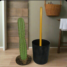 Load image into Gallery viewer, Toilet Plunger Storage Cover Container San Pedro Cactus Succulent Southwest Bathroom Decor POTTY PLANTS
