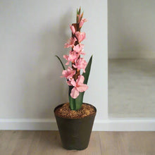 Load image into Gallery viewer, Toilet Plunger Cover Purple Iris Pink Flowers Disguise Your Bathroom Tools Garden Decor With POTTY PLANTS
