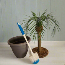 Load image into Gallery viewer, Toilet Scrub Brush Holder Tropical Island Bathroom Beach Palm Tree Decor Potty Plants
