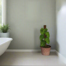 Load image into Gallery viewer, Philodendron Toilet Plunger Cover Container Leafy POTTY PLANT Bathroom Decor
