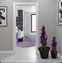 Load image into Gallery viewer, Transform Toilet Plunger &amp; Scrub brush into beautiful Pink or Purple Iris Flowers with POTTY PLANTS
