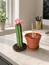 Load image into Gallery viewer, Cactus Candy Dish- Choose Your Flower and Planter Color
