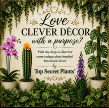 Load image into Gallery viewer, Monstera &amp; Bird of Paradise Potty Plants® Toilet Plunger and Brush Container Holders

