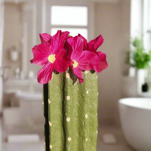 Load image into Gallery viewer, Covers for Toilet plunger and bowl scrub brush containers caddy look like cactus Southwest Decor Saguaro
