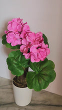 Load and play video in Gallery viewer, Pink Geranium Reusable Silverware Holder | Office Desk Organizer | Top Secret Plants®
